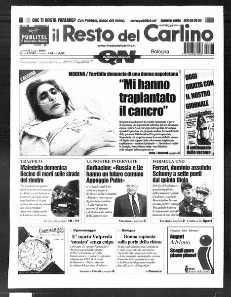 Il Resto del Carlino : giornale dell'Emilia